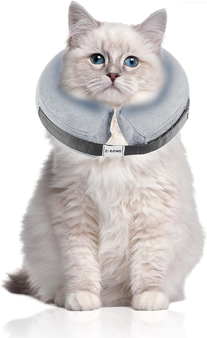 EKOMG Dog Cone After Surgery, Protective Inflatable Collar, Blow Up Dog Collar, Pet Recovery