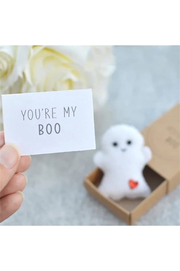 E Kawaii Style Ghost Doll With Detachable Ring Chain For Bag Pendant Keychain Decoration