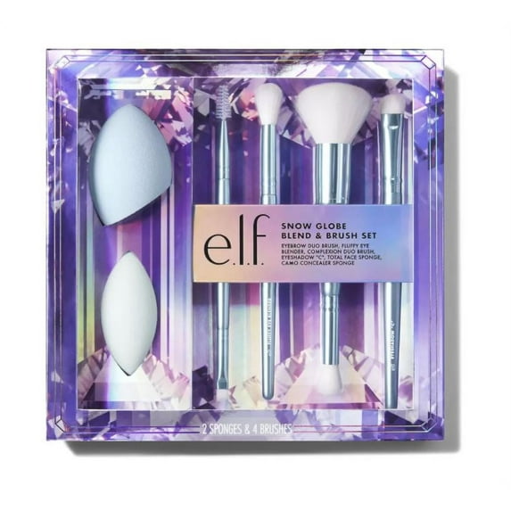 E.L.F. SNOW GLOBE BLEND & BRUSH SET