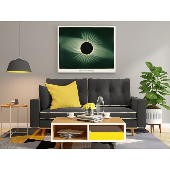 E L Trouvelot Total Eclipse Of The Sun Astronomy Wall Art Print Unframed Paper Print