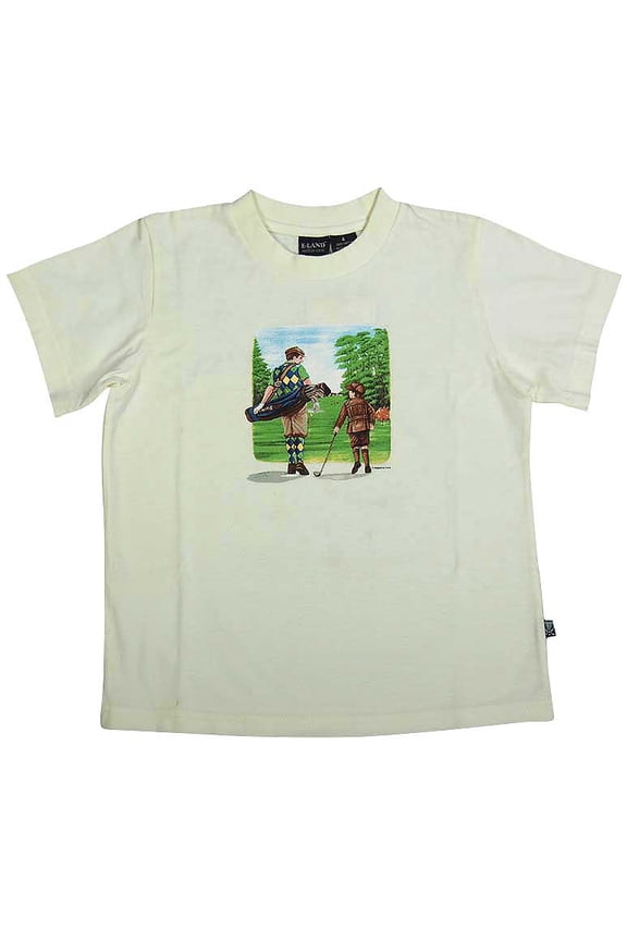 E-Land - Little Boys Short Sleeved Tee Shirt 13431-5 (ivory)
