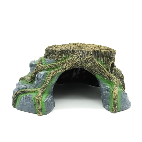 E- Large Terrarium Habitat Decor for Reptiles and Small Pets