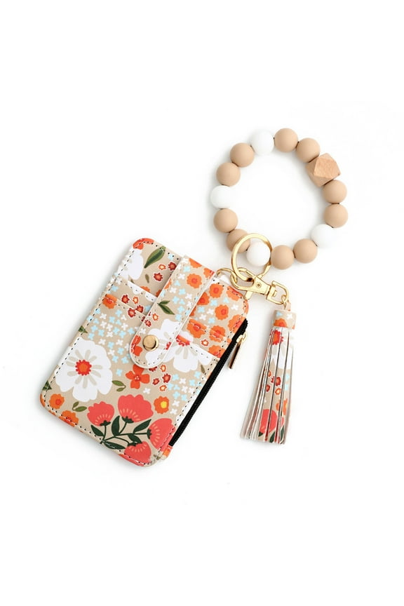 E Leather Keychain With Integrated Wallet And Sleek Look For Men And Women Everyday Carry