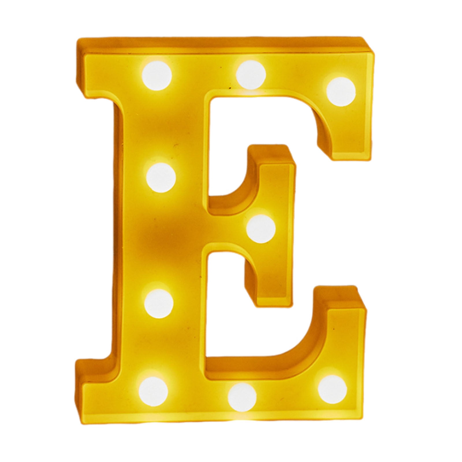 E Led Alphabet Letter Lights Battery Powered Sign With Light Up ...