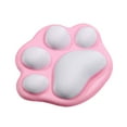 thumbnail image 1 of E Light Pink And Gray Cat Paw Mouse Pad With Soft Wrist Cushion For Computer Users, 1 of 5