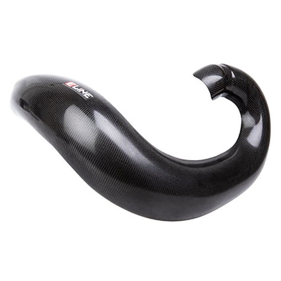 E Line Carbon Fiber Pipe Guard Stock Compatible With KTM 300 XC-W i Six Days (Fuel Injected) 2019