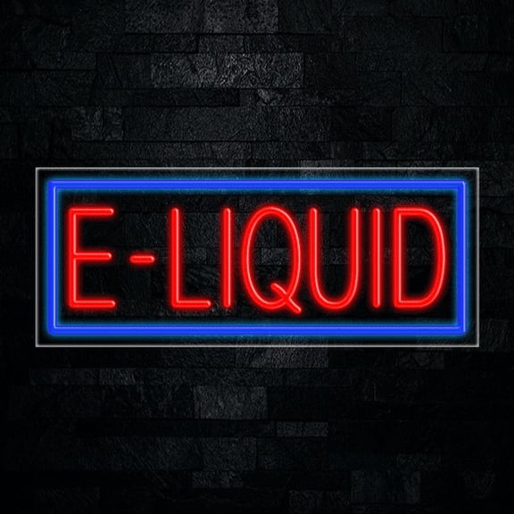 E Liquid LED Neon Sign 30"L x 12"H #31394