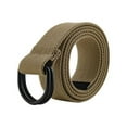 thumbnail image 1 of E-Living Store 61" Polyester Fabric Mens/Womens XXL D-Ring Belt in Khaki Tan, Tan, 1 of 8