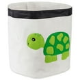 thumbnail image 1 of E-Living Store Children Turtle Collapsible Fabric Storage Bins, Green, Black and White, 1 of 7