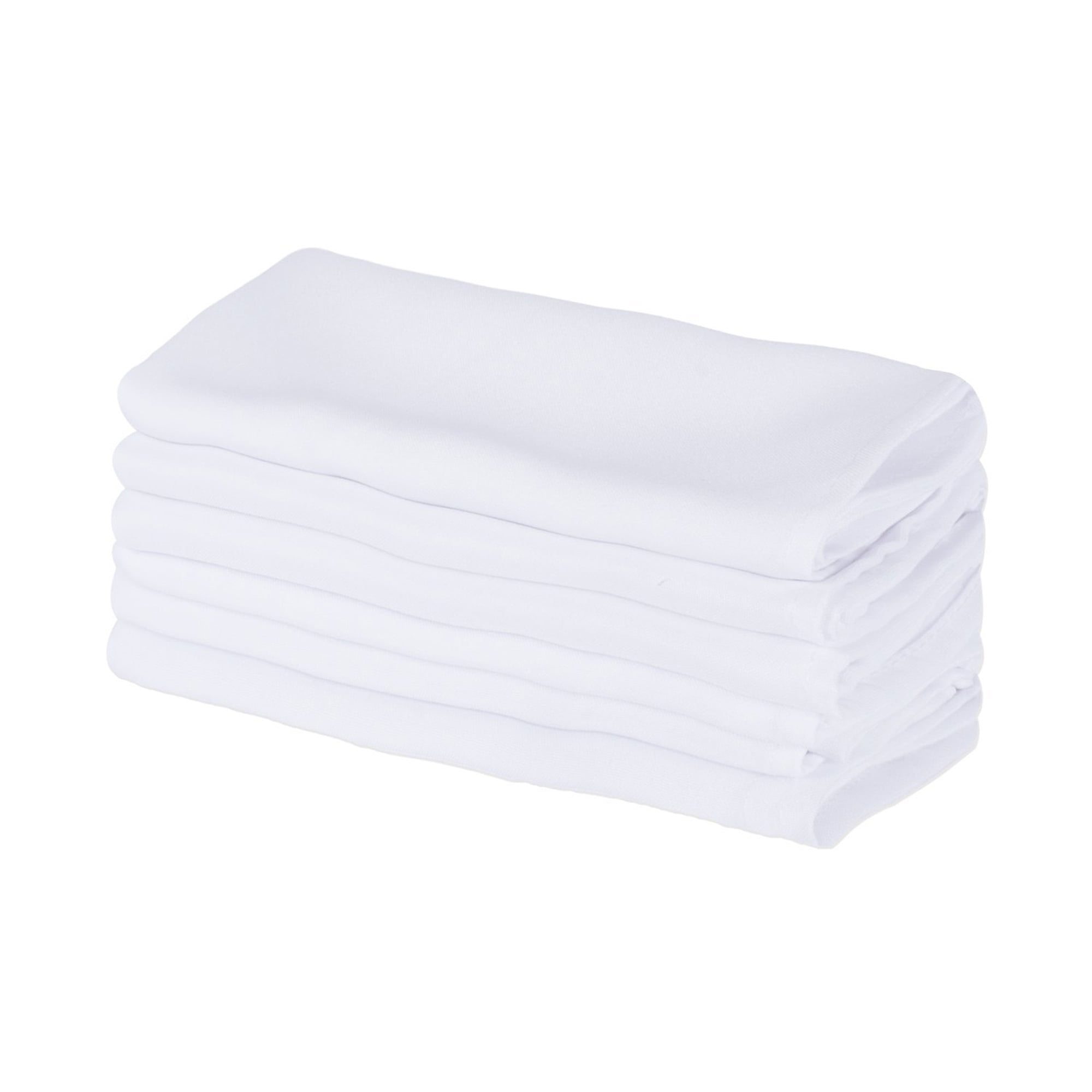 White Polyester 18x18 Commercial Quality Napkin Set of 6