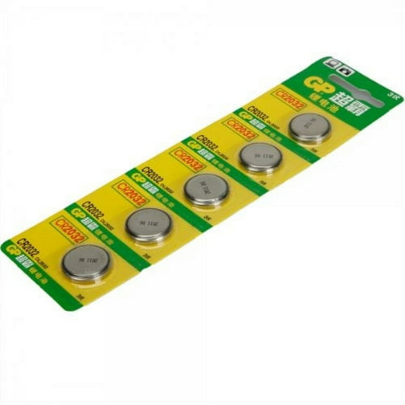 E-MART 5pcs GP CR2032 3V Lithium Batteries Silver