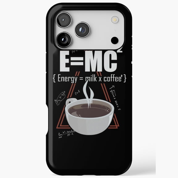 E MC2 Milk Coffee Energy Case for iPhone 11 12 13 14 15 16 17 Pro Max