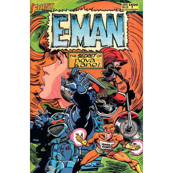 E-Man (2nd Series) #10 VF ; First Comic Book