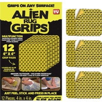 E Mishan Alien 4 In. x 4 In. Nonslip Rug Gripper Tape - Pack of 8