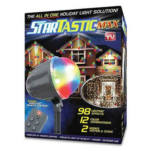 E Mishan & Sons Multi-color Laser LED Projector Lights Holiday Lighting, 8"