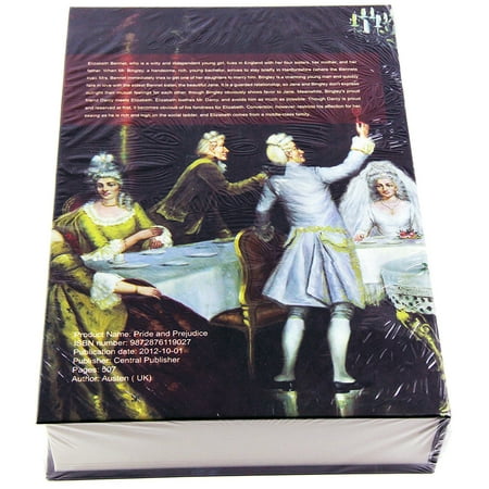 E ONSALE Real Paper Book Locking Booksafe with Key Lock Dictionary Secret Hidden Safe Pride and Prejudice