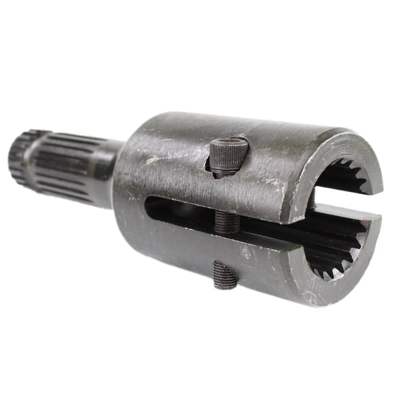 E-PA22 Clamp Style PTO Adapter, 1-3/4" & 20 Spline Female, 1-3/8" & 21 Spline Male