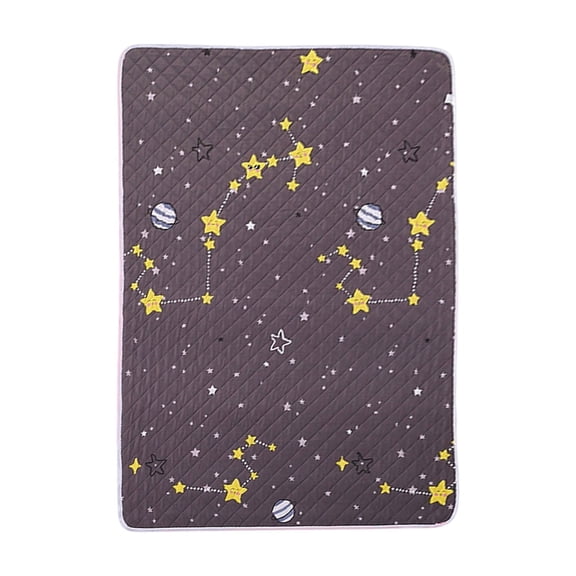 E Pattern E Nursing Pad With Cotton Lining Waterproof For Bed Protection Reusable Design 59X39Inch