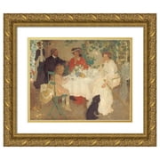E Phillips Fox 24x20 Gold Ornate Framed and Double Matted Museum Art Print Titled - To the Cool (About 1904)
