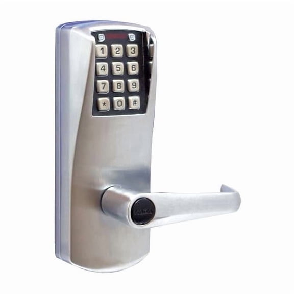 Electronic Lock,Satin Chrome,12 Button P2031XSLL62641