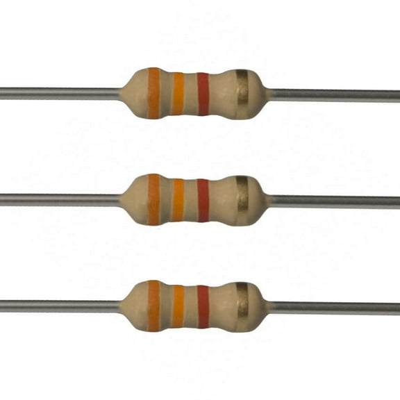 E-Projects 250EP5143K30 3.3k Ohm Resistors, 1/4 W, 5% (Pack of 250)