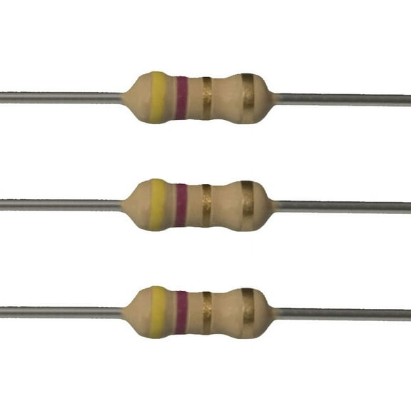 E-Projects 250EP5144R70 4.7 Ohm Resistors, 1/4 W, 5% (Pack of 250)