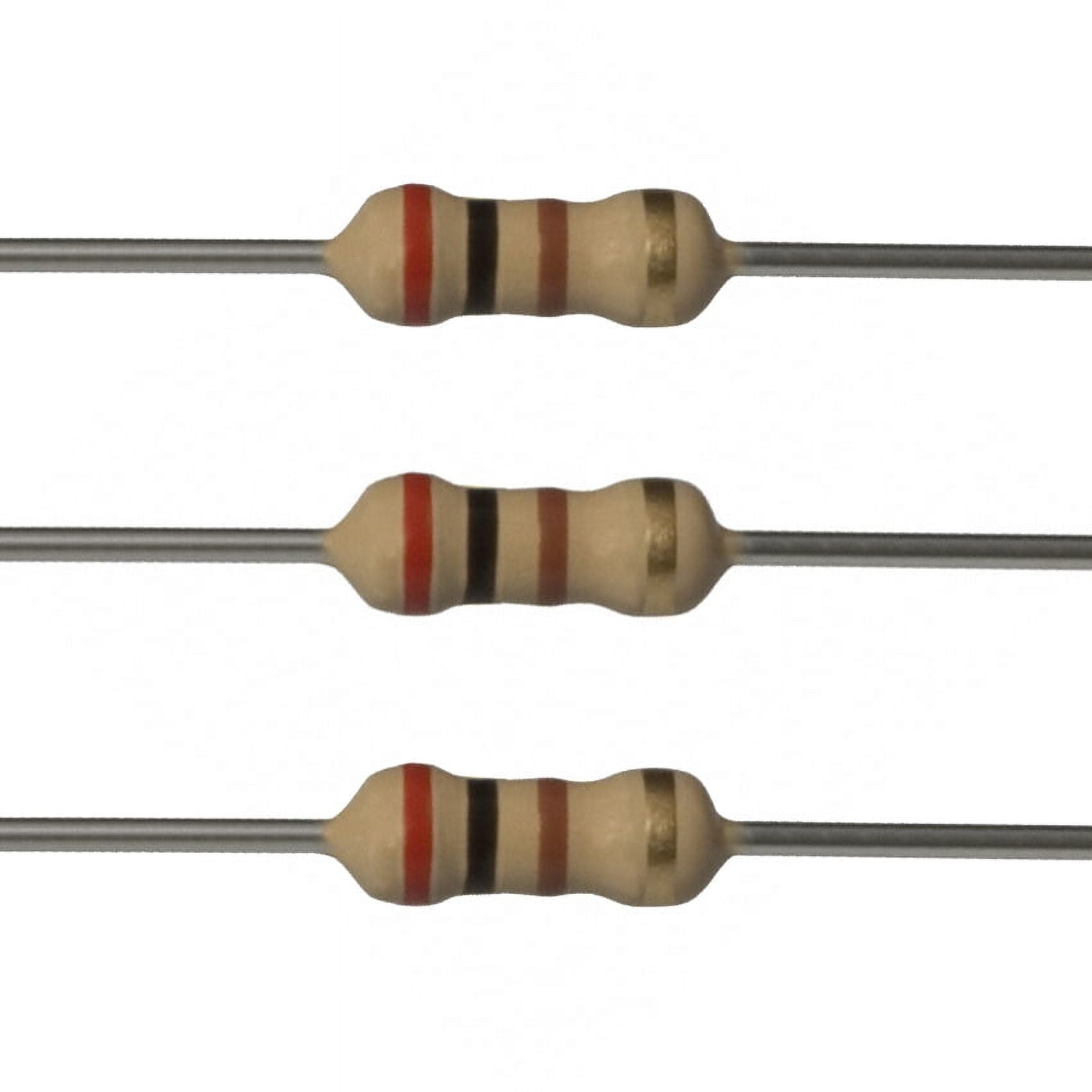 Resistenze 200 Ohm 1/4W 5% | Confezione Da 25 Pezzi E-Projects | Film Di Carbonio Ignifugo | Conforme RoHS Per Elettronica E Breadboard - 2