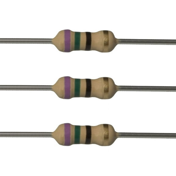 E-Projects 25EP51475R0 75 Ohm Resistors, 1/4 W, 5% (Pack of 25)