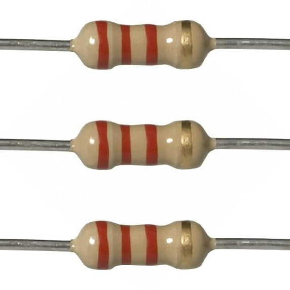 E-Projects 50EP5142K20 2.2k Ohm Resistors, 1/4 W, 5% (Pack of 50)