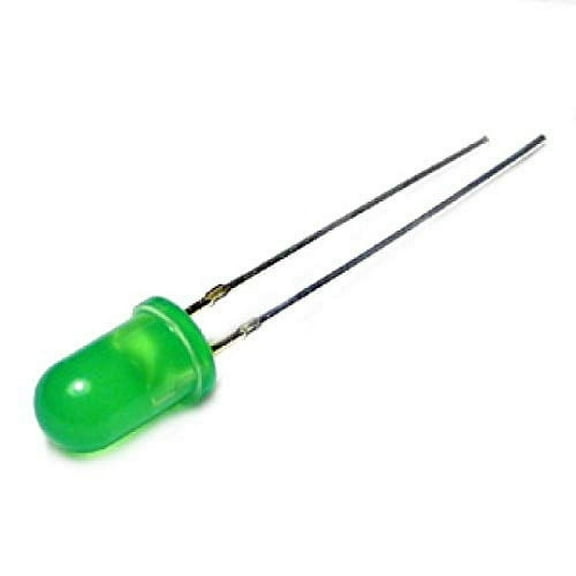 E-Projects B-0001-A01 Diffused Green LEDs, Green Lens, Green Light, 5 mm (Pack of 25)
