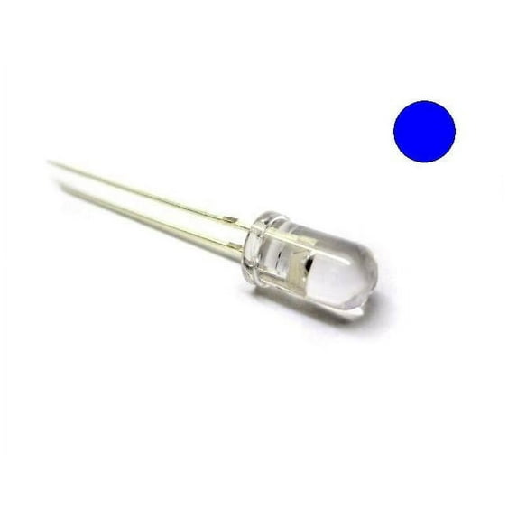 E-Projects B-0001-C03 Clear Blue LEDs, 5 mm (Pack of 25)