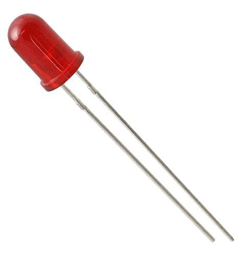 E-Projects B-0005-J01 Diffused Red LEDs, Red Lens, Red Light, 5 mm ...