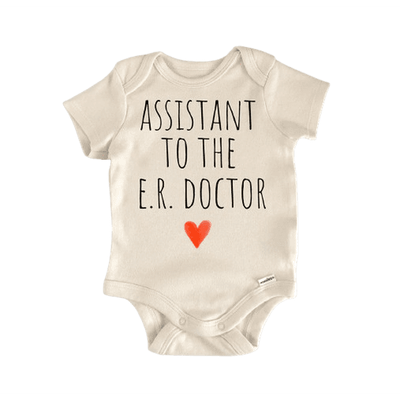E.R. Er Doctor Nurse Newborn Baby Bodysuit