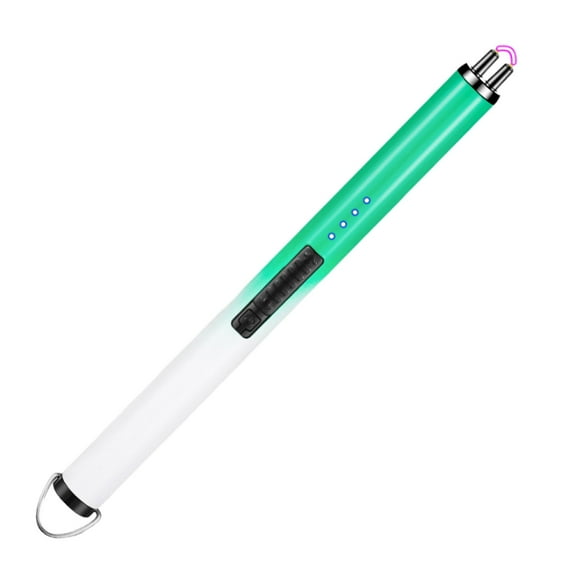 E Rechargeable Arc Lighter With Usb Cable, Windproof For Candles Stove Grill, Adjustable Flame, Elegant Gradient Design