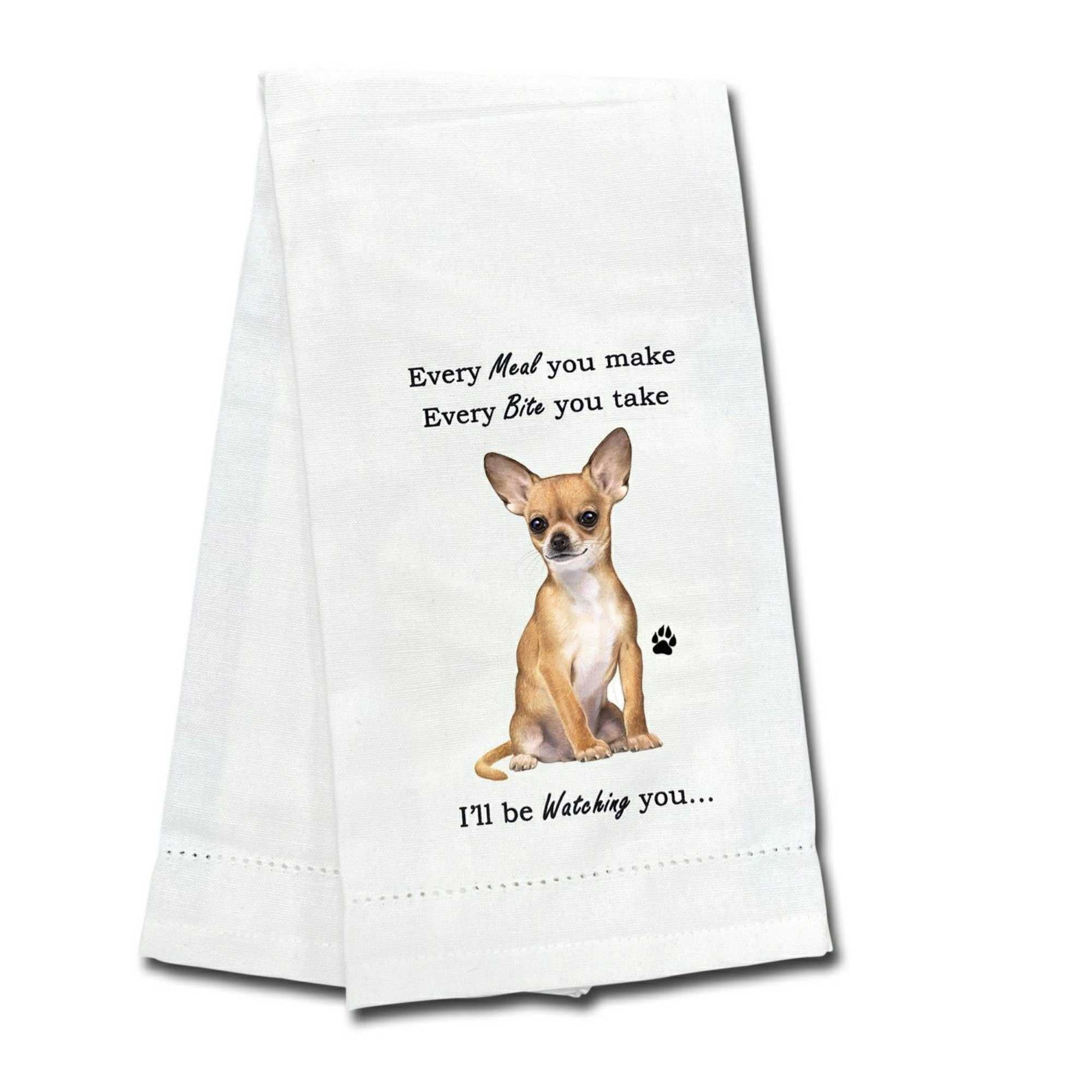 E & S Imports Chihuahua Kitchen Towel