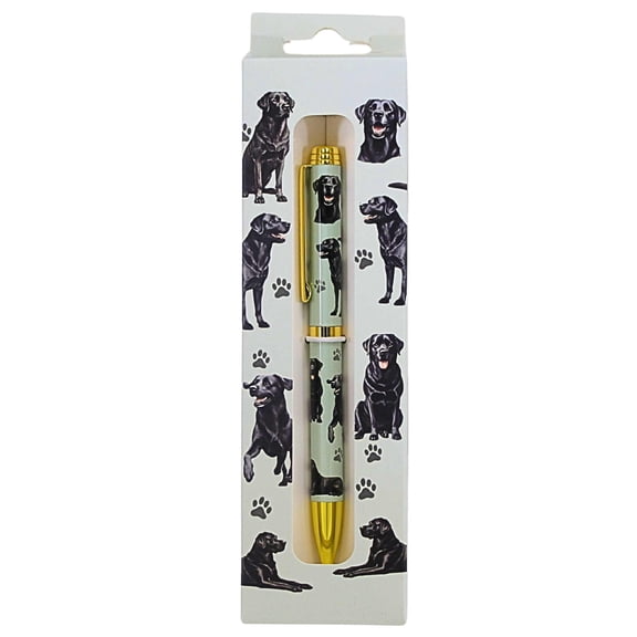 E & S Imports 5.50In Black Labrador Ballpoint Pen, , Dog Puppy Pet 73621