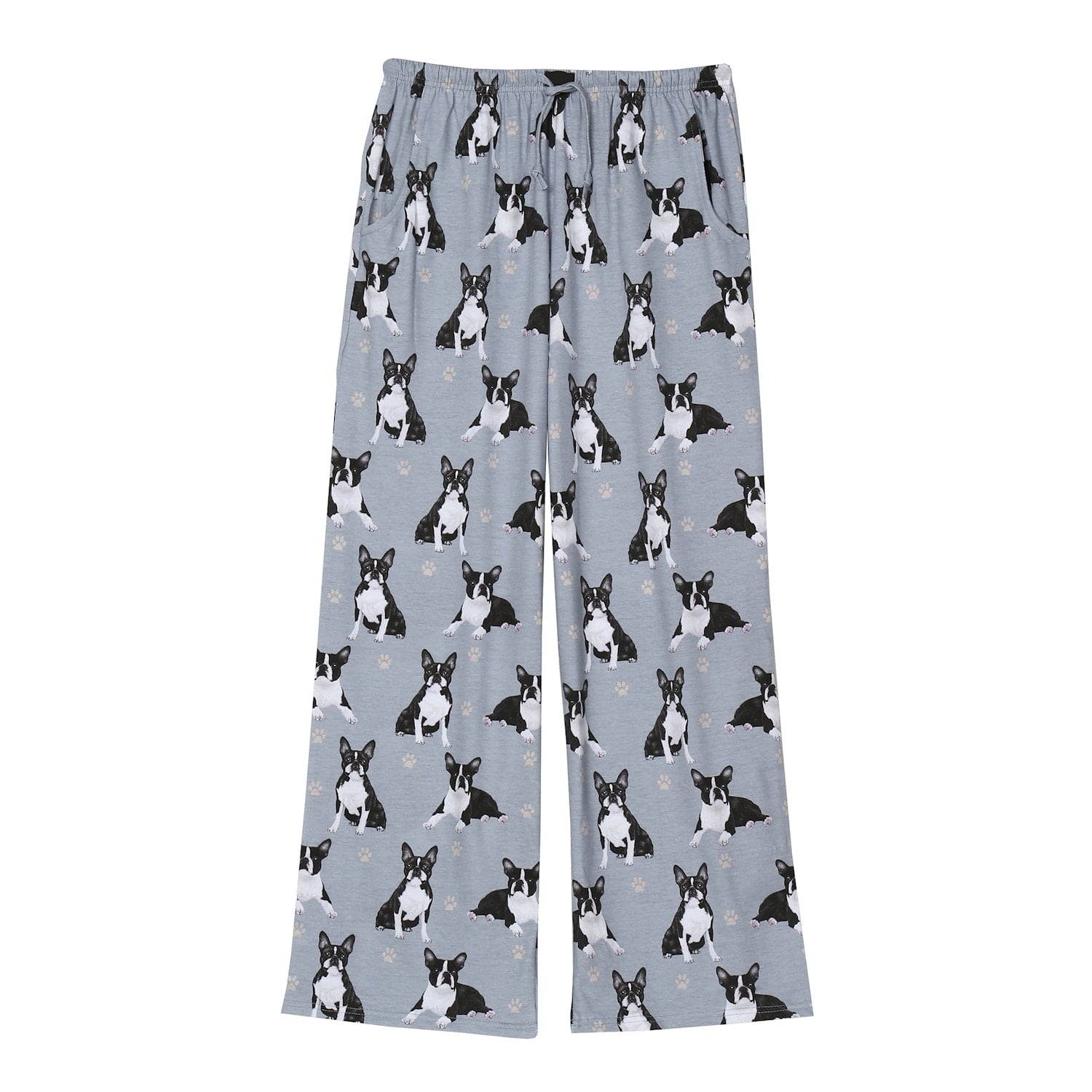 Boston Terrier Love Womens Pajamas Set