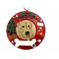 thumbnail image 1 of E&S Pets Airedale Terrier Christmas Ornament Wreath Shaped Easily Personalized, 1 of 2