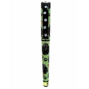 E&S Pets Black Poodle Pen Easy Glide Gel Pen, Refillable with A Perfect Grip