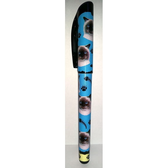 E&S Pets HIMALAYAN Cat Pen Easy Glide Gel Pen, Refillable with A Perfect Grip