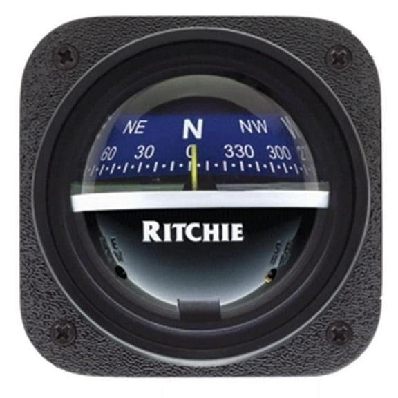 E.S. Ritchie Explorer Compass - Blue Dial - Bulkhead Mount