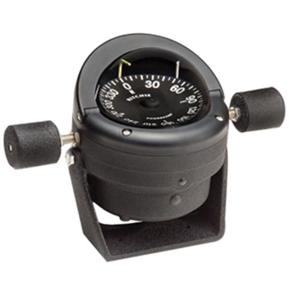 E.S. Ritchie  Ritchie  Helmsman Steel Boat Compass - Bracket Mount - Black