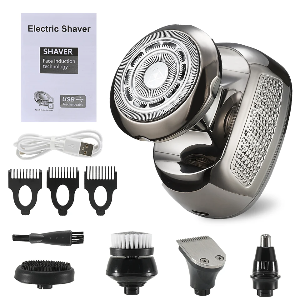 ESHAVER Head Shaver 5 in 1 Electric Razor for Bald Men Trimmer With