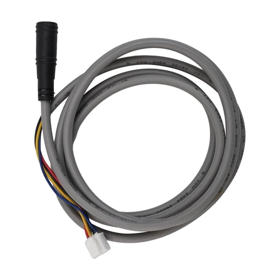 E-Scooter Communication Data and Power Cable with M8 Waterproof Connector, 124cm Wire for M365, 1S and Pro Electric Scooters for Reliable Outdoor Riding(gray)