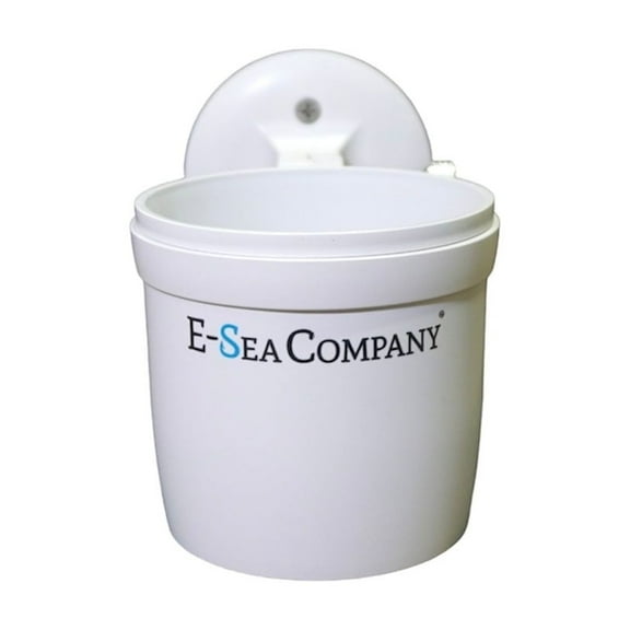 E-Sea Company E-Sea Cup Adjustable-(White). Heavy-Duty Suction Mounted Cup Holder. Perfect for Boats, Kayaks, ATV's. Golf Carts, RV's, Cars, While Camping and More!