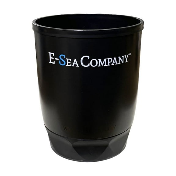 E-Sea Company E-Sea Cup Original-(Black). Heavy-Duty Suction Mounted Cup Holder. Perfect for Boats, Paddle Boards, and More!
