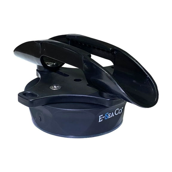 E-Sea Company E-Sea Paddle Holder - Heavy-Duty Suction Mounted Paddle and Utility Clip for Holding Paddles, Gaffs, Bait nets, and Pliers on SUP's, Boats and More!