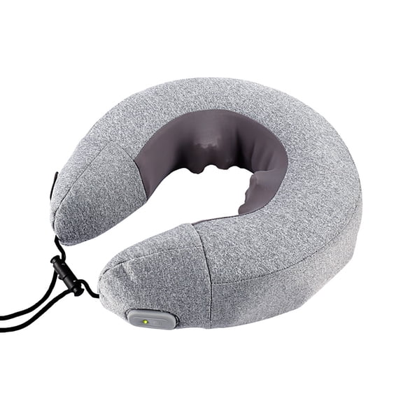 E.Share Gray Electric Inflatable Travel Pillow, 1 Count
