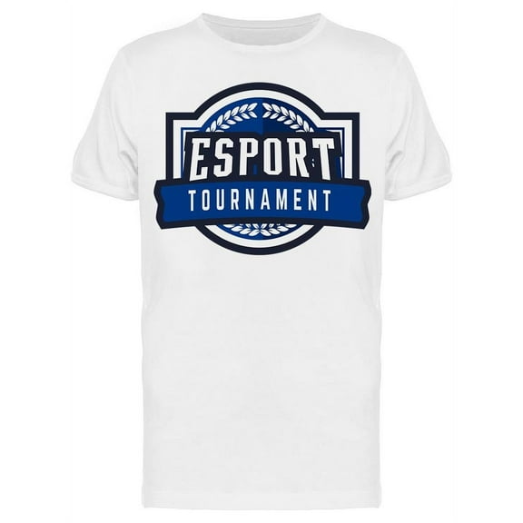 E Sports Badge  T-Shirt Men -Image by Shutterstock, Male 3X-Large