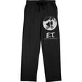 thumbnail image 1 of E.T. Classic Alien Movie Men's Black Sleep Pajama Pants - L, 1 of 4